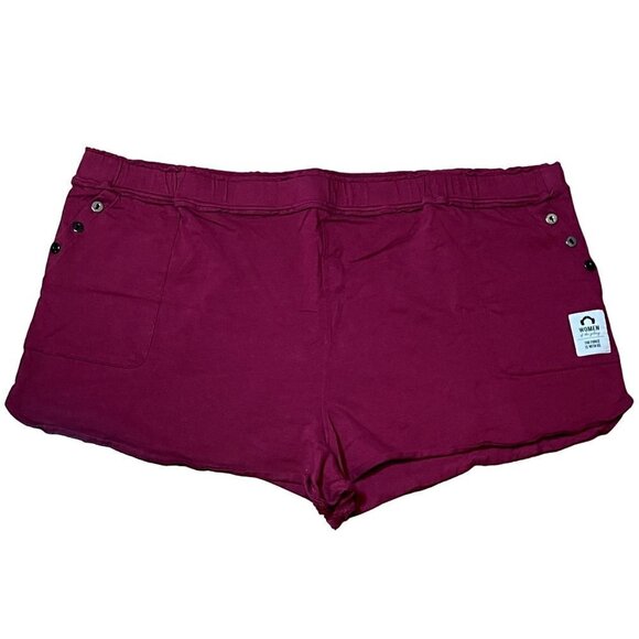 Star Wars Shorts Women 3X Pink Pull On Summer Galaxy Feminine Retro 80s Leia - Picture 1 of 12